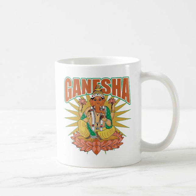 Taza De Café Ganesha hindú (Derecha)