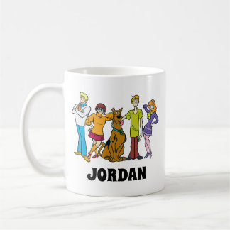 Taza De Café Gang 14 Mystery Inc | Añadir su nombre