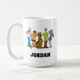 Taza De Café Gang 14 Mystery Inc | Añadir su nombre