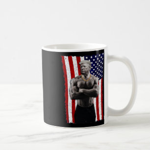 Taza De Café Gángster Pro Donald Trump Tatuaje Republicano Amer