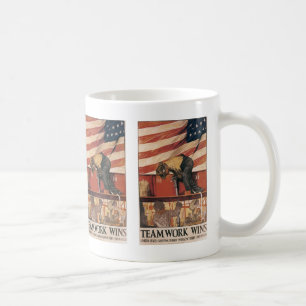 Taza De Café Ganó Teamwork