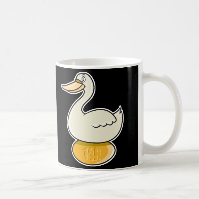 Taza De Café ganso con huevo de oro (Derecha)