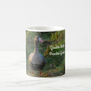 Taza De Café Ganso de frente blanco