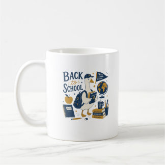 Taza De Café Ganso de Regreso a Clases