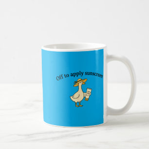 Taza De Café Ganso de Vacaciones de Verano en la Playa se Va a