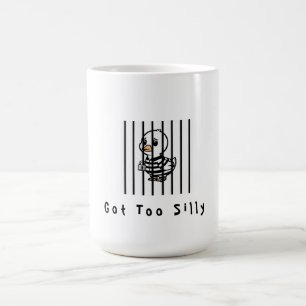Taza De Café Ganso demasiado divertido