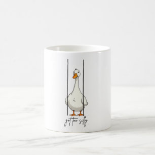 Taza De Café Ganso Demasiado Tonto