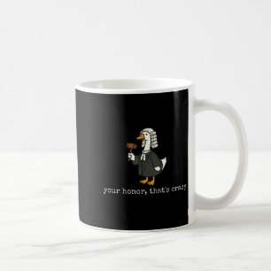 Taza De Café Ganso divertido abogado tonto graduación de la fac