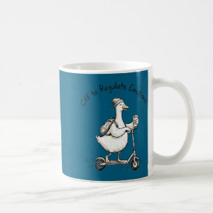 Taza De Café Ganso divertido consejero de salud mental se va