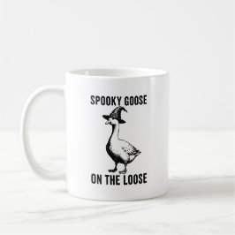 Taza De Café Ganso Espeluznante Suelto en Halloween