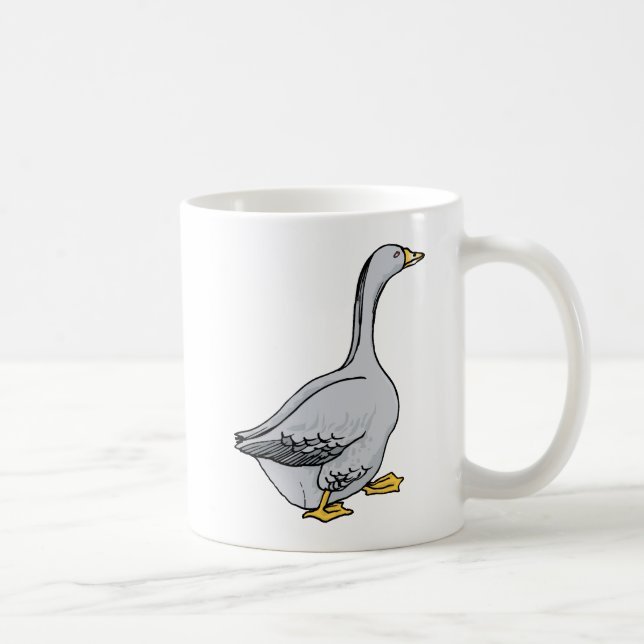 Taza De Café Ganso gris (Derecha)