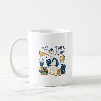 Taza De Café Ganso Retro Vuelta al Cole