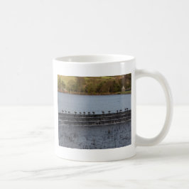 Taza De Café Gansos de Canadá Todos en una Fila