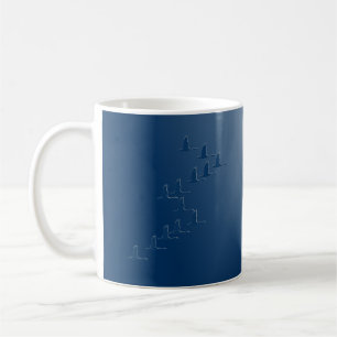 Taza De Café Gansos salvajes que vuelan
