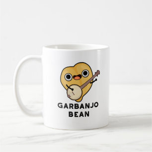 Taza De Café Gar-banjo Bean Funny Garbanzo Banjo Pun
