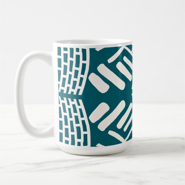 Taza De Café garabato abstracto moderno (Izquierda)