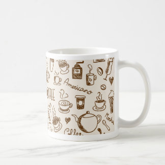 Taza De Café Garabato del café