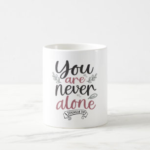 Taza De Café Garantía divina - Diseño cristiano Joshua 1:9