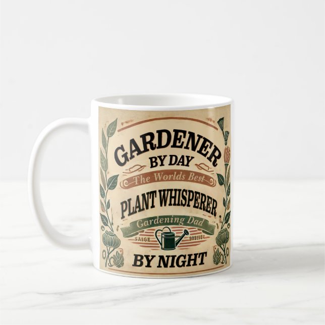 Taza De Café Gardener Mug personalizable (Izquierda)