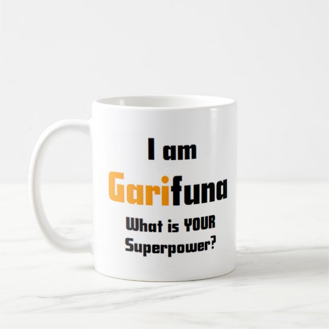 Taza De Café garifuna coffee mug (Izquierda)