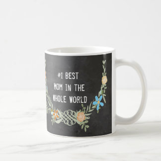 Taza De Café Garland floral mejor momento del mundo