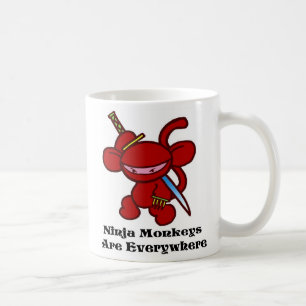 Taza De Café Garra roja de Ninja