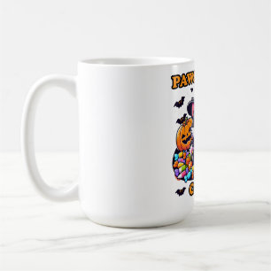 Taza De Café Garras Fuera De Mi Caramelo Gato De Halloween Lind