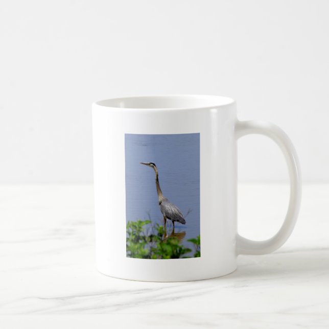 Taza De Café Garza de gran azul (Derecha)
