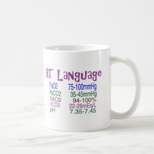 Taza De Café Gases de sangre de la "lengua" del terapeuta