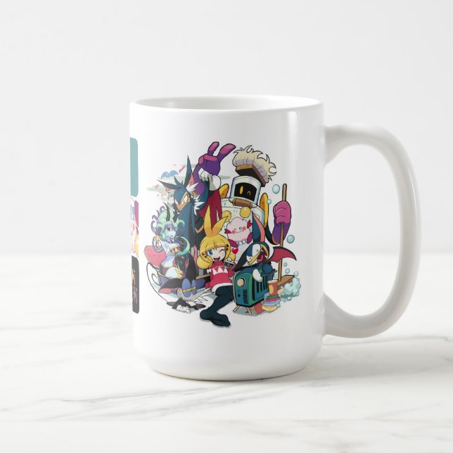 Taza De Café Gashi-gashi's original characters. (Derecha)
