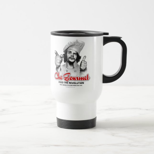 Taza de café gastrónoma del viajero de Che Guevara (Derecha)