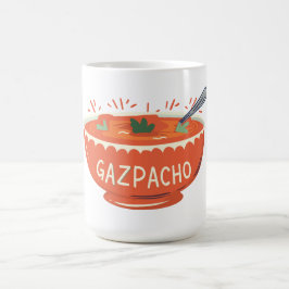 Taza De Café Gastronomía de Gazpacho: Bolas artísticas para el 