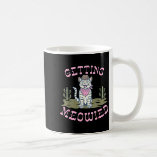 Taza De Café Gata divertida de soltera llevándome al matrimonio