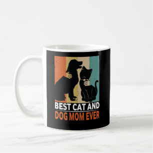 Taza De Café Gata Retro Mamá Perro Gato Mama Furmama Cachorro G
