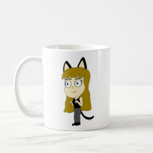Taza De Café gatita chibi