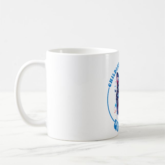 Taza De Café Gatitas sin hijos unen a Kamala Harris (Izquierda)