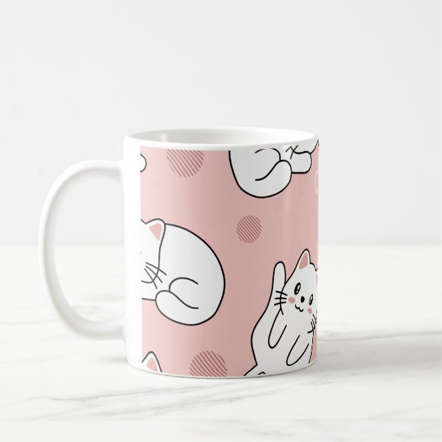 Taza De Café Gatito adorable (Izquierda)