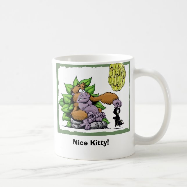 Taza De Café ¡Gatito agradable! (Derecha)