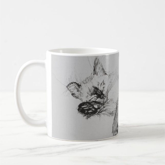 Taza De Café Gatito 'Baby (Izquierda)
