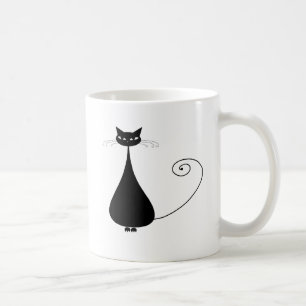 Taza De Café Gatito banal negro 4