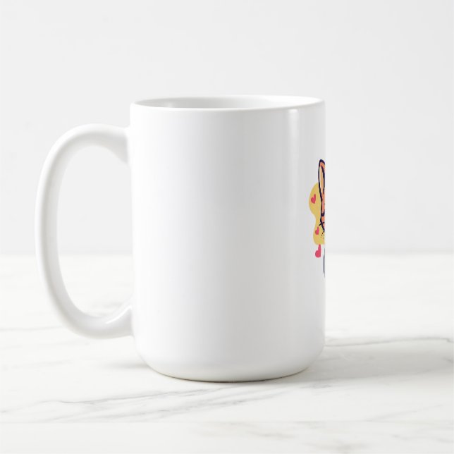 Taza De Café Gatito de Amor Adorable (Izquierda)