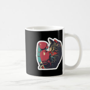 Taza De Café Gatito De Boxeo Guay Boxer Gantes De Boxeo Y C