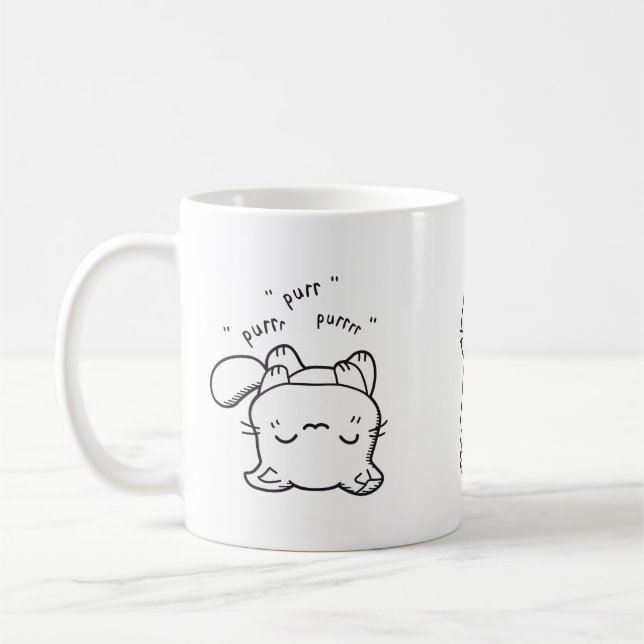 Taza De Café Gatito de Kawaii (Izquierda)