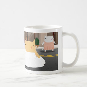 Taza De Café Gatito de la dama de honor