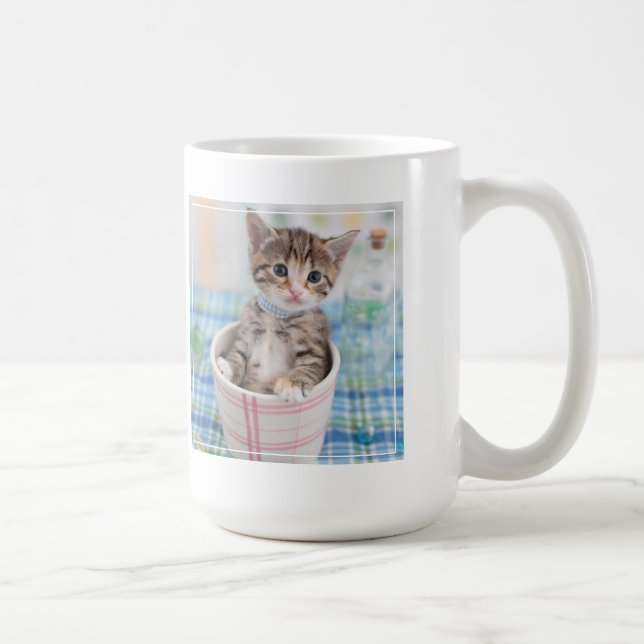 Taza De Café Gatito de Munchkin con la cinta bonita (Derecha)