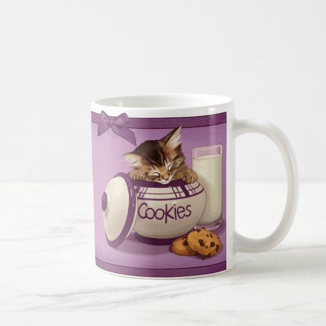 Taza De Café Gatito del tarro de galletas (Derecha)