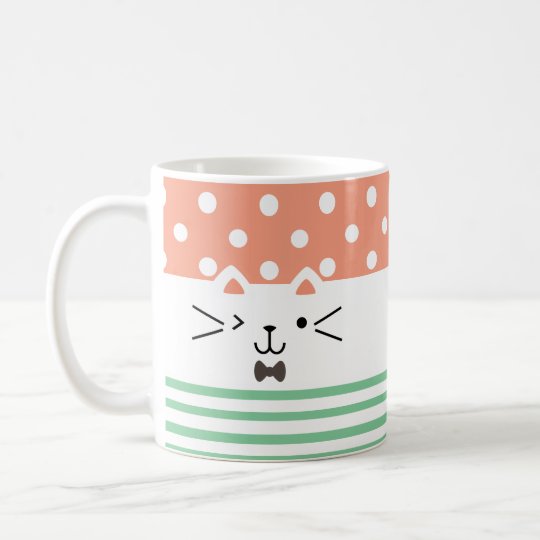 Taza De Café Gatito doble