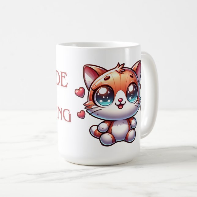 Taza De Café gatito, gato (Anverso derecho)