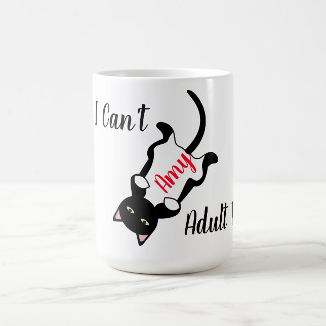 Taza De Café Gatito lindo con cita (Centro)