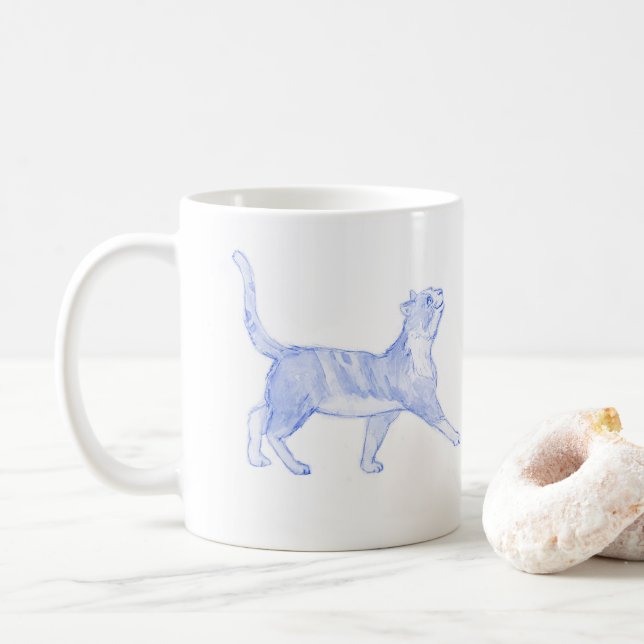 Taza De Café Gatito / Mugre caminando (Con donut)